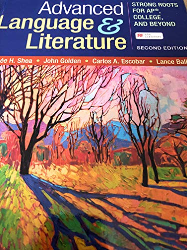 Stock image for Advanced Language & Literature: For Honors and Pre-APÂ® English Courses for sale by HPB-Red