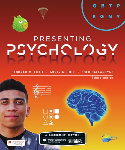 Beispielbild fr Scientific American: Presenting Psychology zum Verkauf von AHA-BUCH GmbH