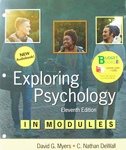 Stock image for Loose-Leaf Version for Exploring Psychology in Modules LaunchPad for Exploring Psychology In Modules (Six Months Access) for sale by Byrd Books