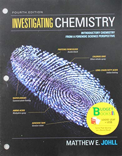 Imagen de archivo de Loose-leaf Version for Investigating Chemistry a la venta por HPB-Red