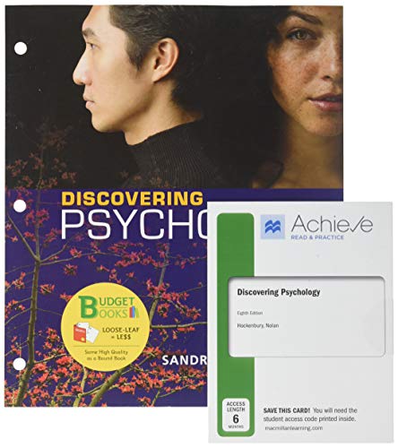 9781319256630: Loose-Leaf Version for Discovering Psychology & Achieve Read & Practice for Discovering Psychology (Six-Months Access) [With Access Code]