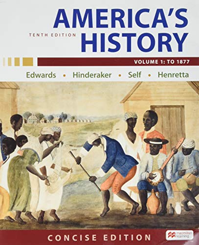 Stock image for America's History: Concise Edition, Volume 1 for sale by BooksRun