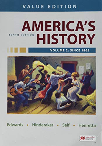 Stock image for America's History, Value Edition, Volume 2: Value Edition for sale by BooksRun