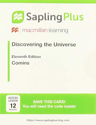 Stock image for Saplingplus for Discovering the Universe Twelve-months Access + Iclicker Reef Polling Twelve-months Access for sale by Revaluation Books