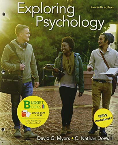 Stock image for Loose-leaf Version for Exploring Psychology & LaunchPad for Exploring Psychology (Six-Months Access) for sale by BGV Books LLC