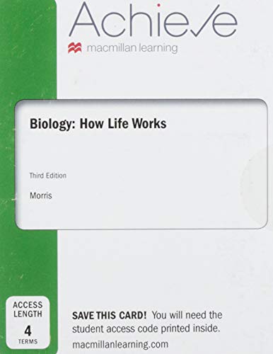 Beispielbild fr Achieve for Biology: How Life Works (Twenty-Four Months Access) zum Verkauf von BombBooks