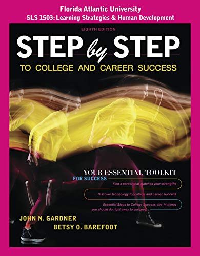 Imagen de archivo de Step by Step To College and Career Success a la venta por ThriftBooks-Dallas