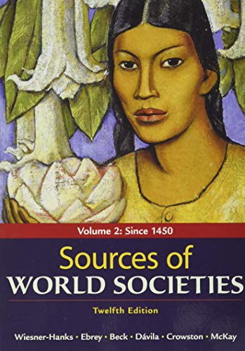 Stock image for Sources of World Societies, Volume 2 for sale by A Team Books