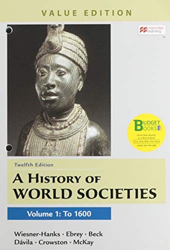 Stock image for Loose-leaf Version for A History of World Societies, Value Edition, Volume 1 for sale by BooksRun