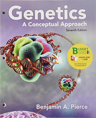 Imagen de archivo de Loose-leaf Version for Genetics: A Conceptual Approach a la venta por Byrd Books