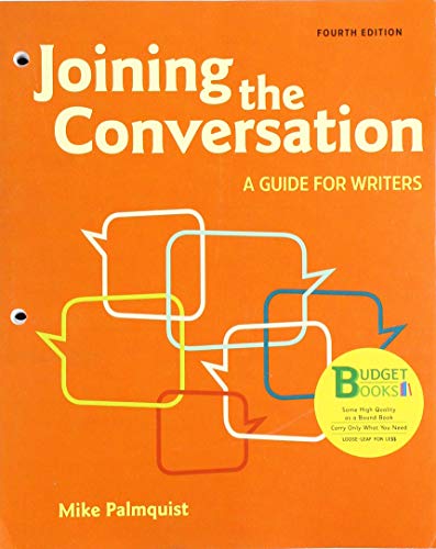 Imagen de archivo de Joining the Conversation: A Guide for Writers a la venta por Revaluation Books