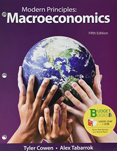 Stock image for Loose-leaf Version for Modern Principles: Macroeconomics for sale by HPB-Red