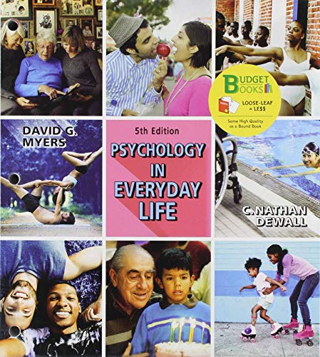 Stock image for Loose-Leaf Version for Psychology in Everyday Life 5e Launchpad for Psychology in Everyday Life 5e (Six Months Access) for sale by Blue Vase Books