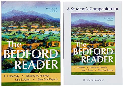 Beispielbild fr The Bedford Reader + Student Companion for the Bedford Reader 14th Ed zum Verkauf von Revaluation Books