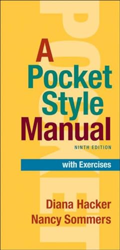 Beispielbild fr A Pocket Style Manual with Exercises zum Verkauf von BooksRun