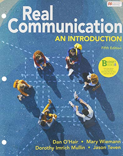 9781319347352: Real Communication: An Introduction