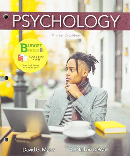 Stock image for Loose-leaf Version for Psychology for sale by Better World Books: West