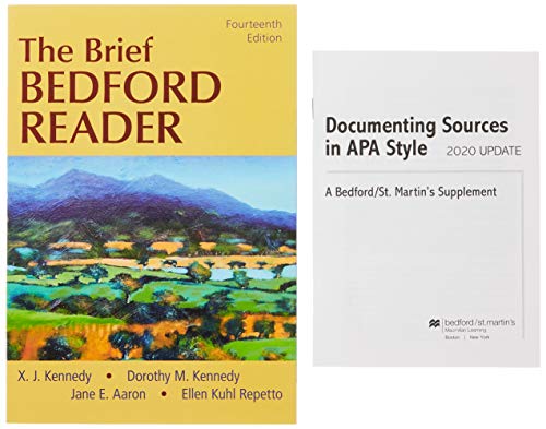 Stock image for The Brief Bedford Reader + Documenting Sources in Apa Style - 2019 Update for sale by Revaluation Books