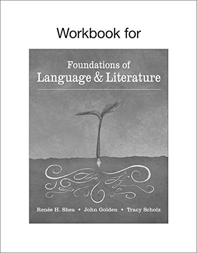 Stock image for Workbook for Foundations of Language and Literature for sale by Better World Books
