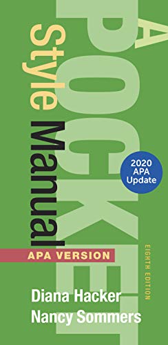 Beispielbild fr A Pocket Style Manual, APA Version, 2020 Update zum Verkauf von BooksRun