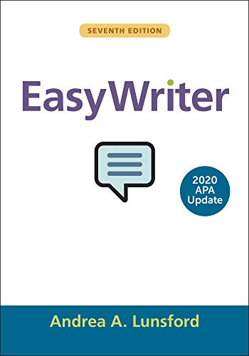 Stock image for EasyWriter with 2020 APA Update for sale by BooksRun