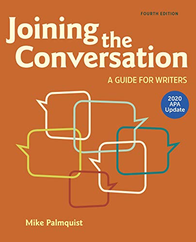 Imagen de archivo de Joining the Conversation with 2020 APA Update: A Guide for Writers a la venta por Book Deals