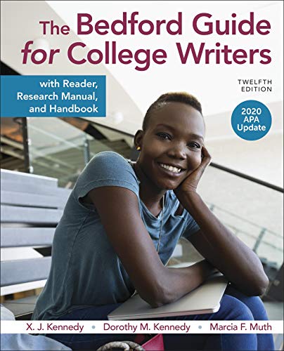 Beispielbild fr The Bedford Guide for College Writers with Reader, Research Manual, and Handbook, 2020 APA Update zum Verkauf von HPB-Red