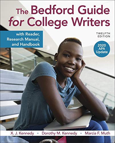 9781319361532: The Bedford Guide for College Writers with Reader, Research Manual, and Handbook, 2020 APA Update