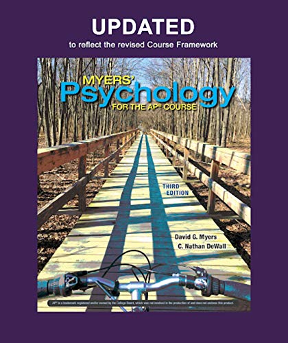 Beispielbild fr Updated Myers' Psychology for the AP® Course zum Verkauf von BooksRun