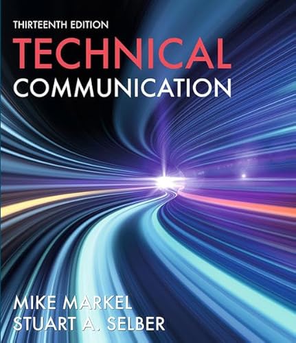 Imagen de archivo de Technical Communication (International Edition) a la venta por Blackwell's