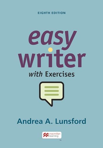 Stock image for EasyWriter with Exercises for sale by HPB-Red