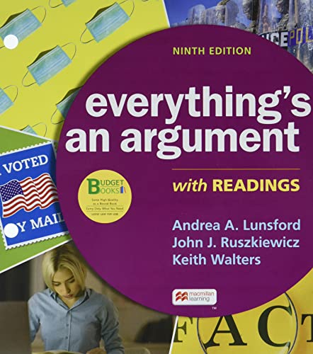 Beispielbild fr Loose-leaf for Everything's an Argument with Readings zum Verkauf von BooksRun
