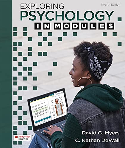 Stock image for Loose-Leaf Version for Exploring Psychology in Modules for sale by SGS Trading Inc