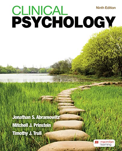 Beispielbild fr Clinical Psychology (International Edition) zum Verkauf von Blackwell's