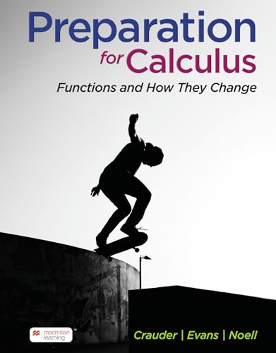 Imagen de archivo de Preparation for Calculus (International Edition) a la venta por Blackwell's