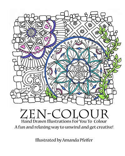 Imagen de archivo de ZenColour: Adult Colouring Book a la venta por Chiron Media