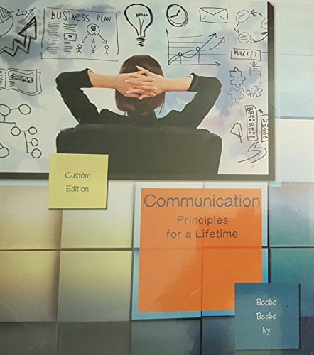 Stock image for Communication : Principles for a Lifetime for sale by Mahler Books