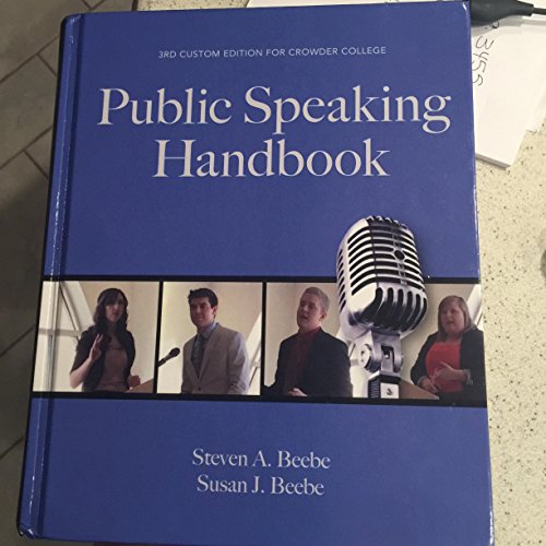 Imagen de archivo de Public Speaking Handbook for Crowder College a la venta por Better World Books