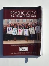 Imagen de archivo de Psychology: An Exploration: Third Custom Edition for Missouri State University a la venta por HPB-Emerald