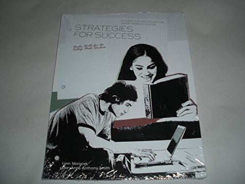 Stock image for Marecek Strategies for Success : Study Skills for the college math student (Santa Monica College Ed2) for sale by Bulrushed Books