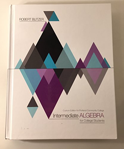 9781323150818: Intermediate Algebra for College Students (Custom