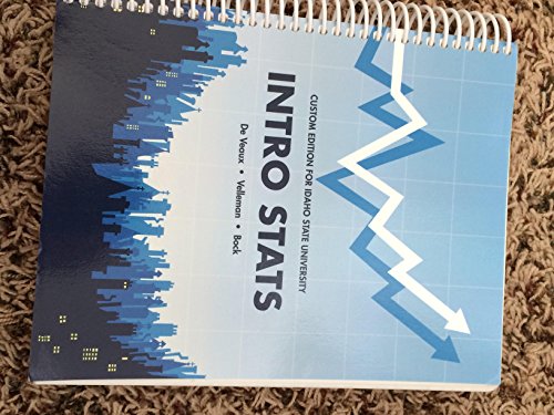 Beispielbild fr Introductory Statistics, Custom Edition for Idaho State University, 3/e zum Verkauf von Better World Books: West