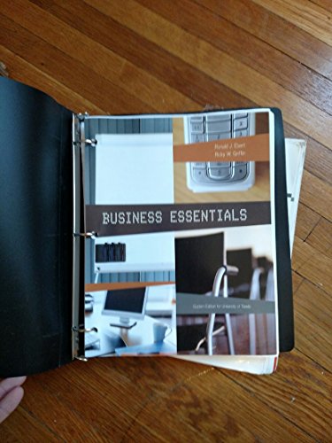 Beispielbild fr Business Essentials, University of Toledo zum Verkauf von BooksRun