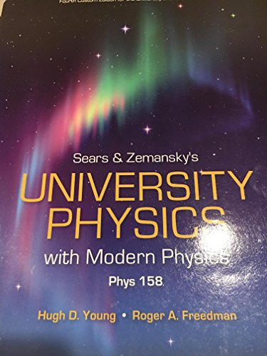 Imagen de archivo de Sears and Zemansky's University Physics with Modern Physics custom edtion for University of British Columbia a la venta por Better World Books: West