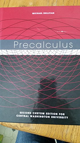 Stock image for Precalculus - Central Washington University for sale by Better World Books: West