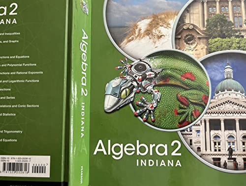 Beispielbild fr Algebra 2 Indiana version by pearson zum Verkauf von Better World Books