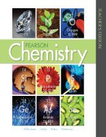 Beispielbild fr Pearson Chemistry TEACHER'S EDITION zum Verkauf von Book Deals