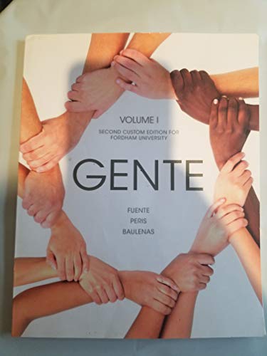 9781323236864: Gente Volume 1 Second Custom Edition for Fordham University