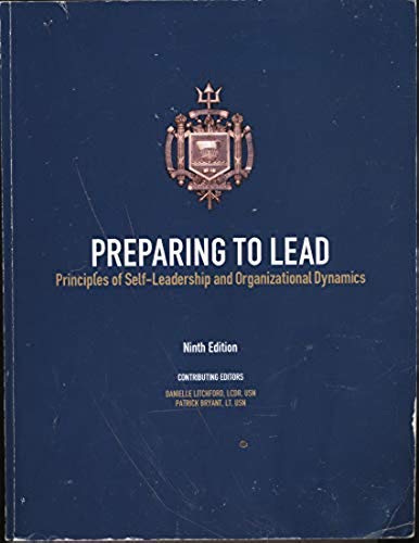 Beispielbild fr Preparing to Lead: Principles of Self-Leadership and Organizational Dynamics 9th Edition zum Verkauf von Better World Books