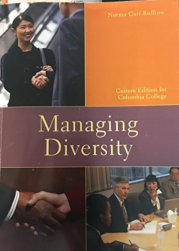 Imagen de archivo de Managing Diversity: People skills for a multicultural workplace. 10th. a la venta por HPB-Red